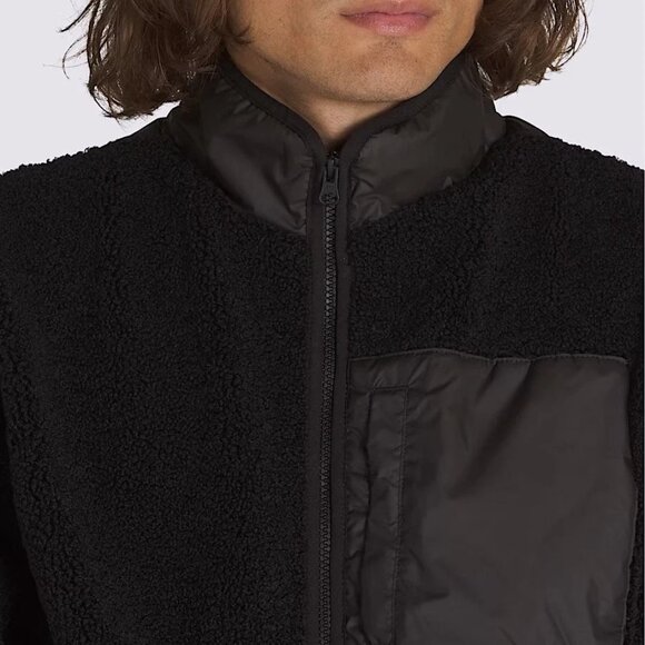 Vans Mens MTE Navigate SHERPA Jacket Black Size XXL 2XL VN000M2KBLK Brand NEW - Picture 11 of 12